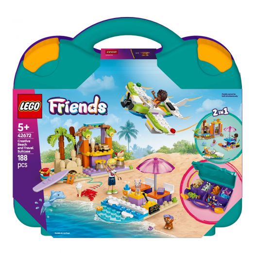 Конструктор LEGO Friends Творча валіза для подорожей і відпочинку на пляжі 42672  купити