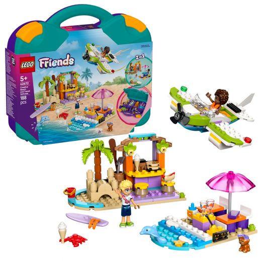 Конструктор LEGO Friends Творча валіза для подорожей і відпочинку на пляжі 42672   замовити