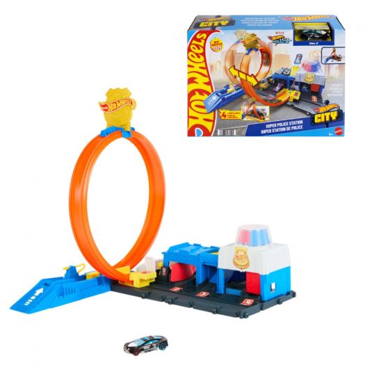 Ігровий набір Hot Wheels City Супер поліцейський відділок JBM71  купити