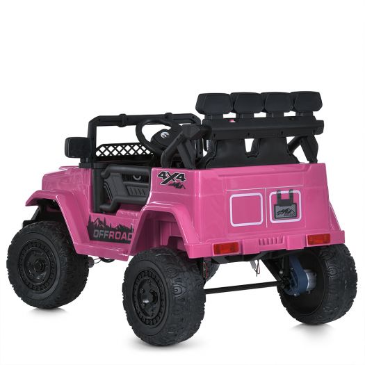Електромобіль дитячий Bambi Racer джип радіокерований рожевий JJ2122EBLR-8  купити