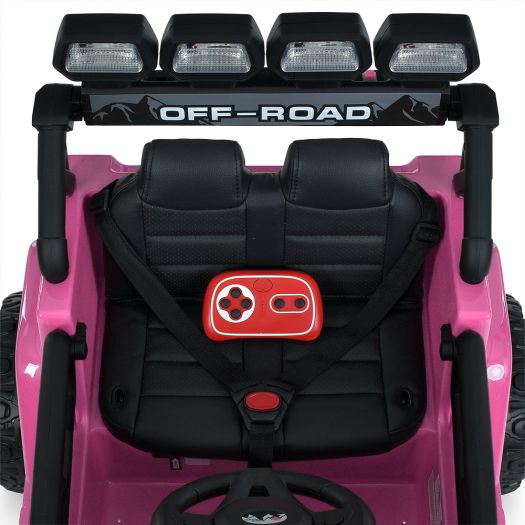 Електромобіль дитячий Bambi Racer джип радіокерований рожевий JJ2122EBLR-8   в Україні