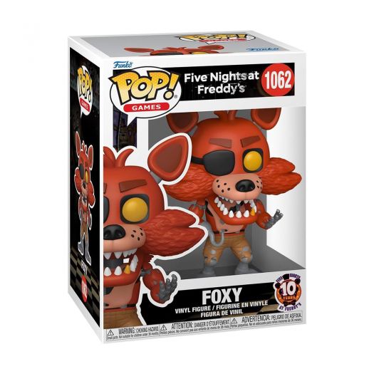 Ігрова фігурка Funko POP! 5 ночей у Фредді: 10 років - Фоксі 87115   замовити