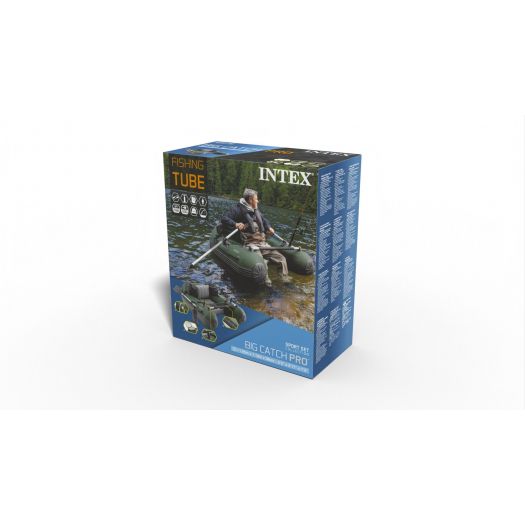 Надувний човен Intex, 2 знімних тримача для вудок 68381  купити