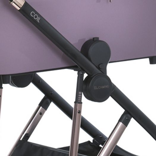Візок дитячий 2в1 El Camino рожевий ME 1190 Grape Pink   замовити
