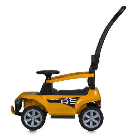 Електромобіль Bambi Racer 2в1 каталка-толокар з батьківською ручкою жовтий M 5764EBLR-5   замовити