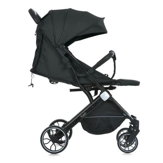 Візок дитячий Bambi прогулянковий чорний M 5727-1 FLASH Almost Black  купити
