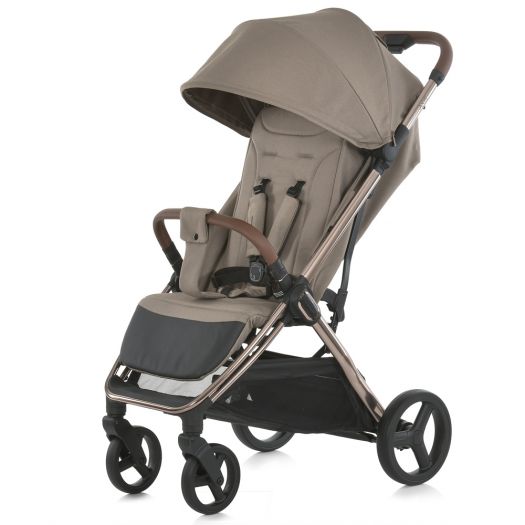 Прогулянкова коляска El Camino Axis бежева ME 1192 Milk Chocolate   замовити