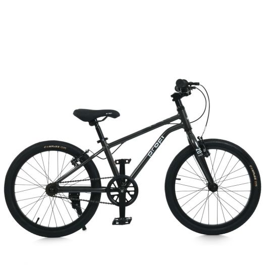 Велосипед дитячий Prof1 20д. чорний MB 20LIGHTY DARK GRE   в Україні