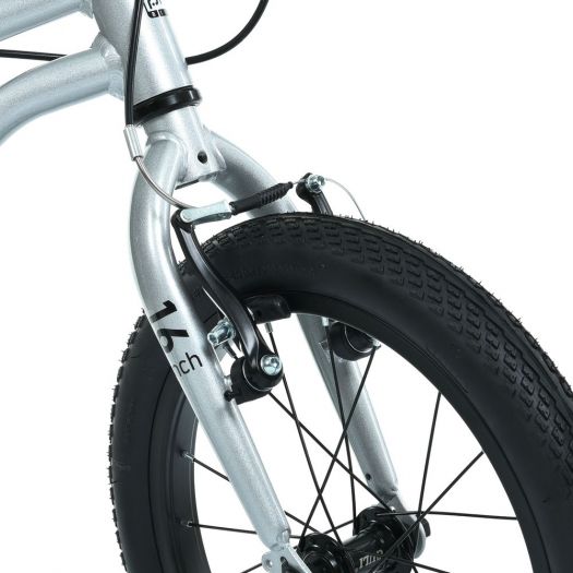 Велосипед дитячий Prof1 16д. білий MB 16LIGHTY SILVER  купити