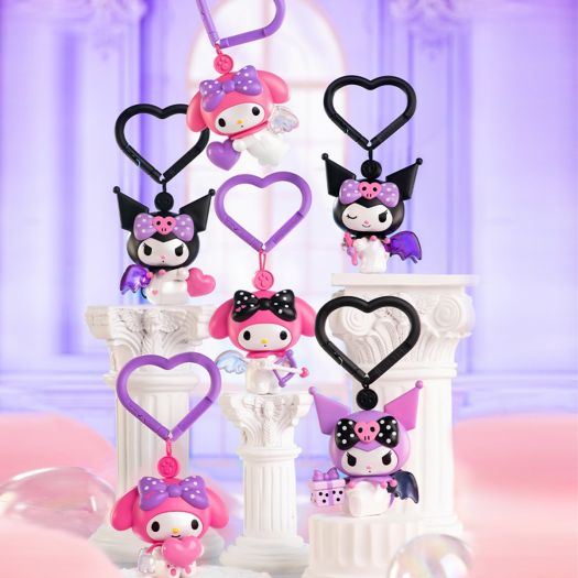 Брелок-сюрприз Pop Top Kuromi and My Melody Милі крильця 24MDL-003   замовити