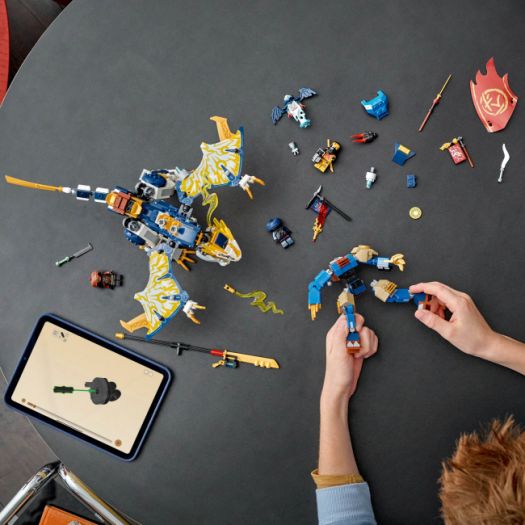 Конструктор LEGO Ninjago Розбійник: Робот-вершник на драконі 71843   замовити