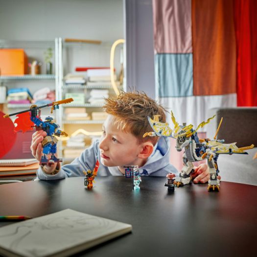 Конструктор LEGO Ninjago Розбійник: Робот-вершник на драконі 71843   замовити