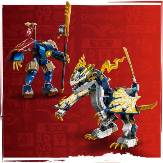 Конструктор LEGO Ninjago Розбійник: Робот-вершник на драконі 71843   замовити