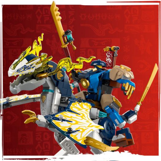 Конструктор LEGO Ninjago Розбійник: Робот-вершник на драконі 71843  купити