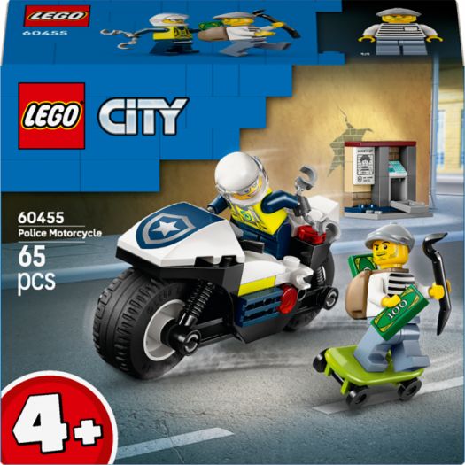 Конструктор LEGO City Переслідування на поліцейському мотоциклі 60455   в Україні