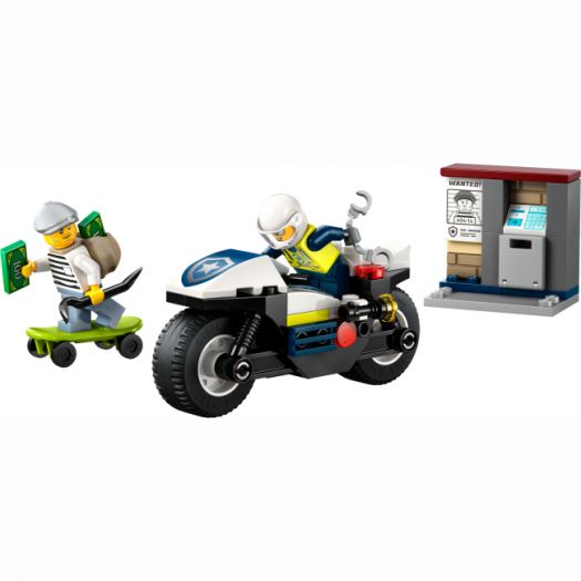 Конструктор LEGO City Переслідування на поліцейському мотоциклі 60455   замовити