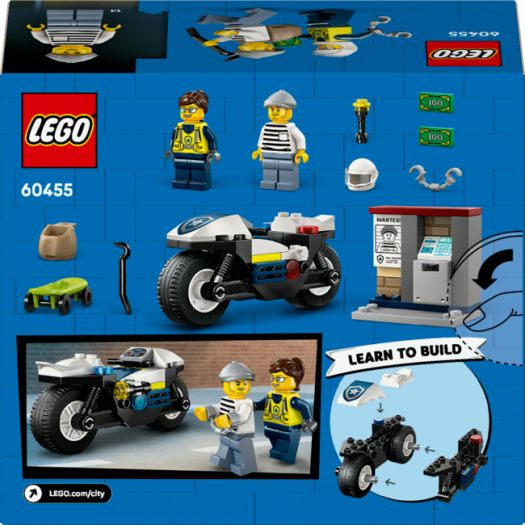 Конструктор LEGO City Переслідування на поліцейському мотоциклі 60455   в Україні